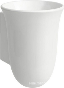 Стакан для зуб.щеток подвесной, керамический Saphirkeramik (цв. белый),  ZZ Laufen The New Classic 8.7385.4.000.000.1