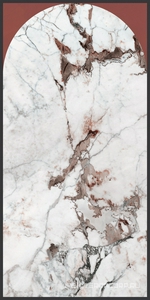 Керамогранит для пола и стены Cedit Magnum Policroma Policroma Arco Breccia Mattone Opaco Matt 120x240 764111