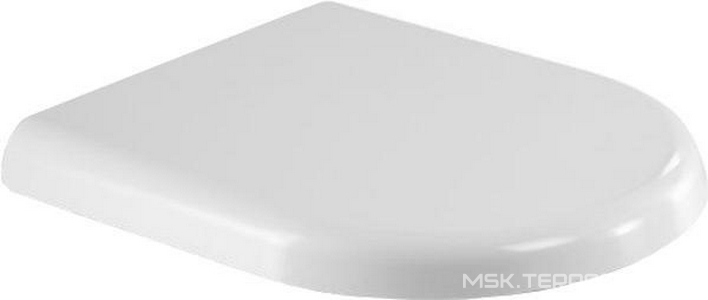 Сиденье для унитаза, с микролифтом, (пластик цв.белый. петли цв.хром),  ZZ Cezares King Palace CZR-6045-SC   King Palace