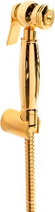 Гигиенический душ, комплект: лейка, держатель, шланг 120см., (цв.золото),  ZZ Cezares Atlantis ATLANTIS-U-IFS-03/24