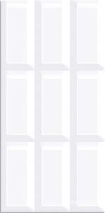 Керамическая плитка для стены Azori Вог ВОГ белый ХХ 20.1x40.5 503011201