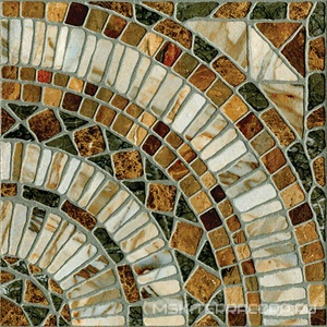 Керамогранит для пола М-Квадрат мюнхен Керамогранит  Объемный штамп коричневый l33х33 Коричневый 725962