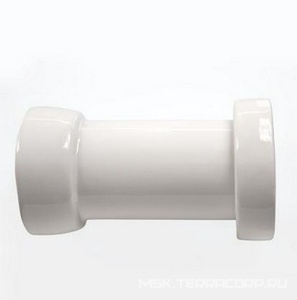 Отвод 336мм, керамический для унитаза, для выпуска в стену, Devon&Devon ZZ Devon & Devon Универсал IBRCM336