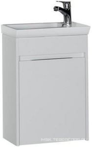 Тумба подвесная " -45", без раковины, цвет белый, ZZ Aquanet Дувр 182607