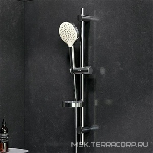 Душевой набор  (ручн. душ 3 функций, штанга 700 мм, шланг 1750см, крепл. ), хром AMPM Like F0180064