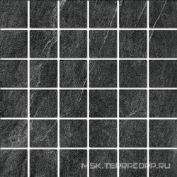 Antracite Mosaico Nat Rett (5x5) ZZ 30x30