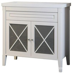 Тумба напольная Палермо 90, 900х865х480 мм, цвет белый матовый, БЕЗ раковины Cerastyle Frame 90, Анита 90 ZZ