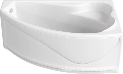 Ванна акриловая  170х102 см, правая (БЕЗ каркаса n039642 и сифона 19649) ZZ Bas Николь В 00028