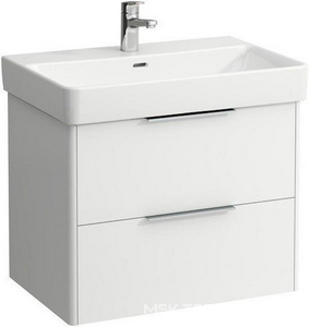 Тумба подвесная 665х440хh530мм, под раковину арт.8.1096.7.хх, с 2-мя выдвиж.ящиками, (цв.белый матовый), Base ZZ Laufen Pro S 4.0233.2.110.260.1