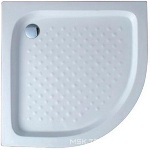 Поддон душевой 1000х1000h150мм, 1/4 круга, R550мм, отв. слива 90мм, (сифон крышка цв.хром, мет каркас, ножки в компл.), акрил цв.белый, Cezares Cezares Универсал TRAY-A-R-100-550-15-W