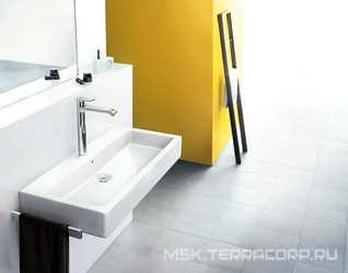 Смеситель для раковины, Высокий, излив 197хh254мм, с д/к, (цв.хром),  Hansgrohe Metris 31082000