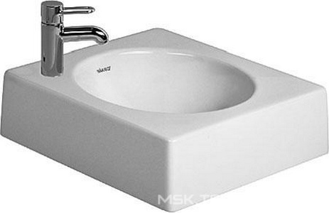 Раковина шлиф. 450х50мм, с 1 отв. для смесителя "Слева", крепл. в компл.,  ZZ Duravit Architec 032045 00 09