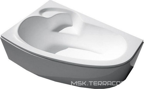 Ванна  (правая) "Стандарт",  без г/м, 170х110х58,5см,  на раме, фронт. панель, слив/перелив в комплекте ZZ Thermolux Talia Talia 170 P стандарт