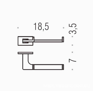 Держатель т/б, (цв.хром),  Colombo Look B1608.000