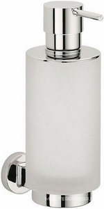 Дозатор настенный стекл. (стекло мат., держатель цв.хром)  ZZ Colombo Nordic B9323
