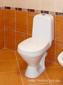 Унитаз-компакт "", косой выход, арматура 1-режим. Alcaplast, жест. сиденье термопласт с микролифтом крепление в комплекте Sanita Самарский WC.CC/Samarsky/2-TM/WHT.G/S1  (SMRSACC01070711)