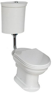 Чаша напольного унитаза, БЕЗ бачка, выпуск в стену, БЕЗ сиденья, (крепёж к полу в компл.), Dolcevita KL Hatria DolceVita YXXP01