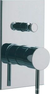 Смеситель для душа, встраиваемый в стену, с переключателем (цв. хром)  ZZ 3M Vela 5849 CC