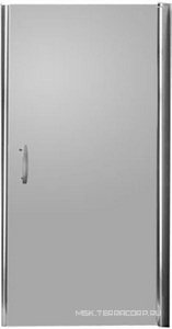 Дверь распашная DX/SX прав./лев. (96,5/100хh191см, стекло 6мм, GL прозр., фурн. 05 bril, хром)  ZZ Provex Elegance 0005NE05GL