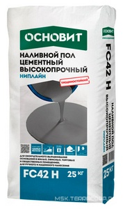 Наливной пол Основит Ниплайн FC 42, 25 кг ZZ Основит FC42 Ниплайн 76055