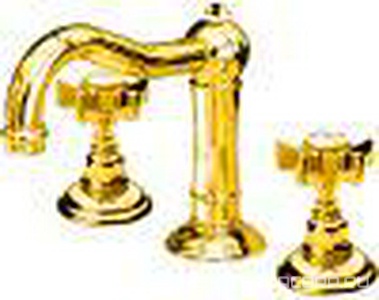 Смеситель для раковины на 3 отв. с повотным изливом и д/к (цв.гальван.золото, ручки Dames Anglaises), Nicolazzi ZZ Nicolazzi Classical luxury 1427 GB 18