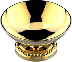 Мыльница настольная, металл. d 100mm (цв. латунь (Luxbrass)) Versailles ZZ