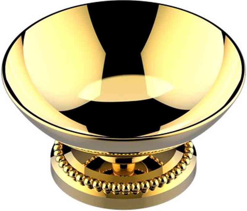 Мыльница настольная, металл. d 100mm (цв. латунь (Luxbrass)) Versailles ZZ