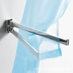 Полотенцедержатель двойной поворотный 33,5 см, хром,  Colombo Look B1612.000