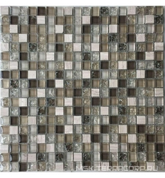 Мозаика из стекла на сетке SK10-059 ZZ |30x30