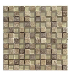 Мозаика из стекла на сетке SK10-056 ZZ |30x30