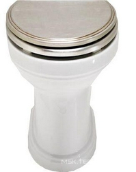 Унитаз напольный пристенный 36х57хh42см, выпуск в стену, БЕЗ сиденья (установка со скрытым в стене бачком смыва, крепл.к полу в компл.), Parigi Z XX X