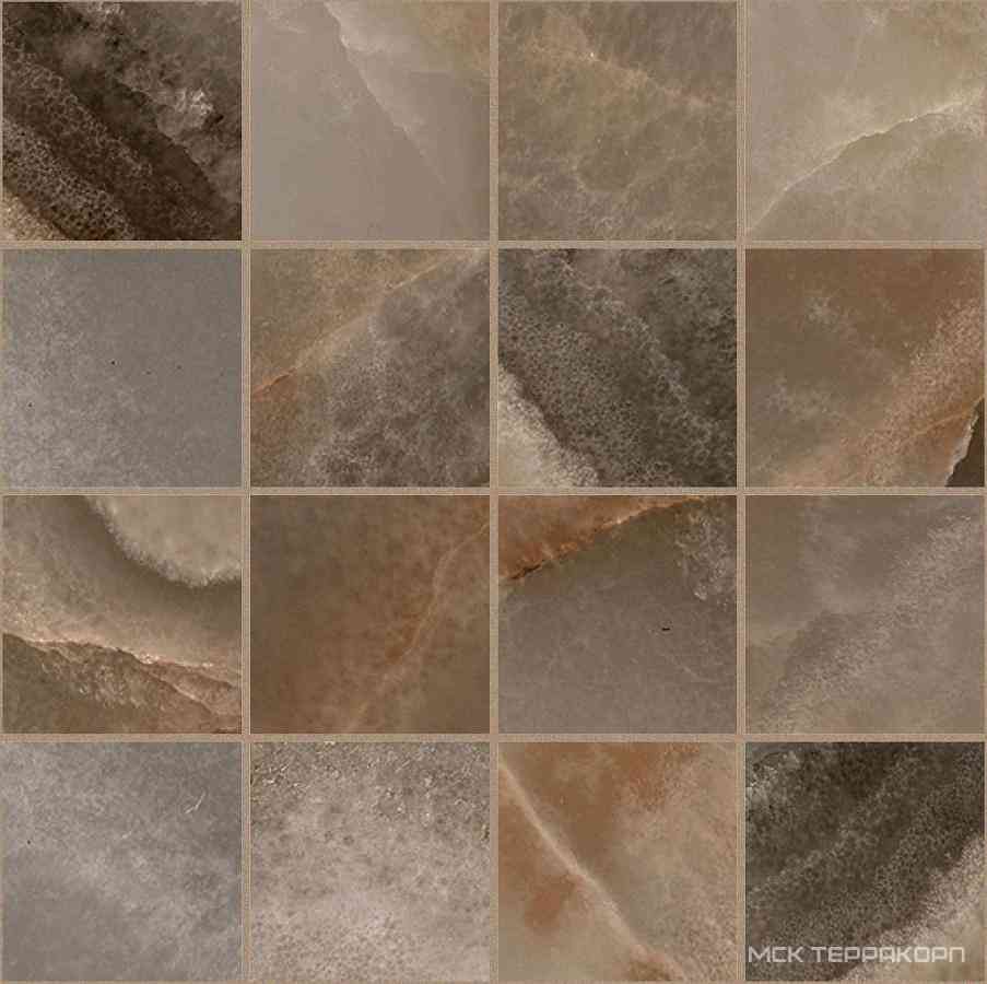 Choco Mosaico 7.5x7.5 Matte ZZ 30х30