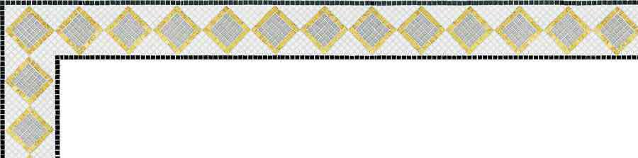 Border Giunone Oro 10 ZZ12.8x100