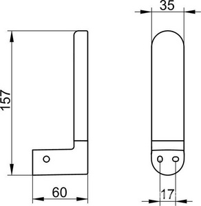 Держатель для запасного рулона т/б, (цв.хром),  ZZ Keuco Elegance 11663010000