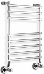 Полотенцесушитель 500(530)хh762х125мм, подвод воды int.470мм, (цв.хром), краны, крепёж в компл., (ГВС, 6 bar) Margaroli 464 Margaroli Sole 464/8/500 CR