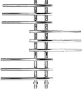 Полотенцесушитель "" 800*700 мм, подключение 1"*3/4, установочный набор в комплекте KL Ника ЛБ 5 ЛБ 5 80/70