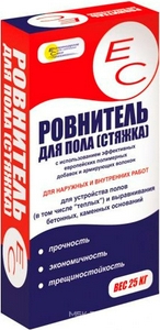 ЕС Ровнитель для пола 25 кг ZZ ( под заказ кратно поддонам) Екатеринодарские смеси EC Ровнитель ЕС RP/25