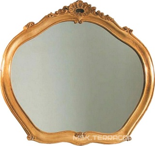 Зеркало 80хh72см, в раме (цв.сусальное золото),  KL Mobili di Castello Avgustvs 3453/gold