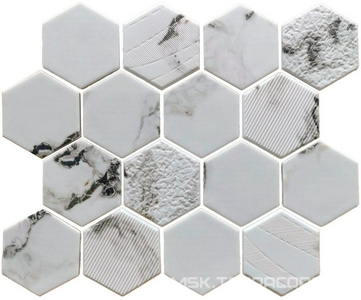 Мозаика Saba Elegant (6x73x73) 30.4x26.4 Bonaparte Керамическая мозаика n175142