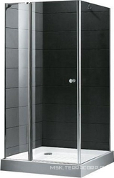 Душевой уголок 1200х1000хh1970мм, прямоугольный, "Левый", распашн. дверь, вход 600мм, (стекло прозр. 6мм, фурнит. цв.хром), Triumph XX