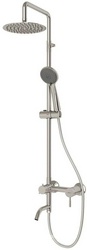 Душевая стойка Dorff Logic D0703000SS, цв.стальной матовый, ZZ