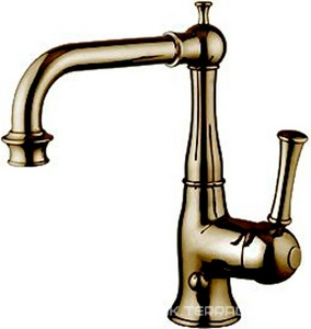Смеситель для раковины, с д/к, (цв. бронза),  ZZ Gaia Aston RB 6413 BR