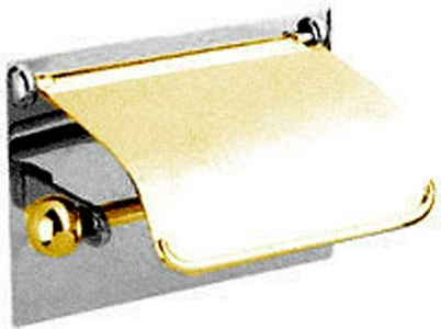 Держатель для т/б с крышкой (хром/золото)  ZZ Pomd'or Windsor 26.40.91.003