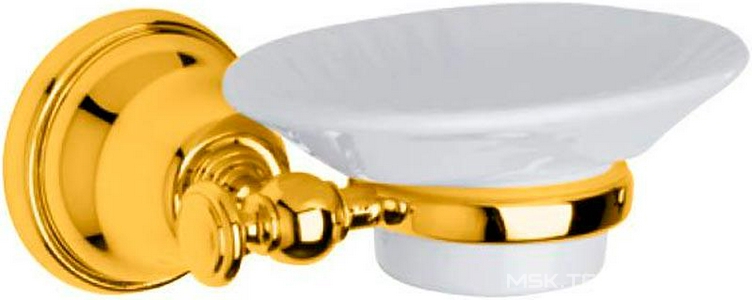Мыльница настенная (цв.,золото/керамика)  ZZ TW Collection Harmony TWHA106oro