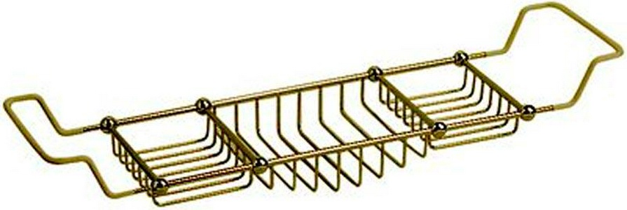 Полочка с мыльницами  (установка на борта ванны), (цв. бронза),  ZZ Gaia Lincoln AMLN19 BR