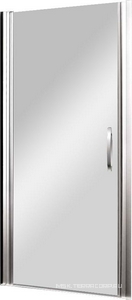 Дверь для душа, в нишу, 900х1900мм, петли слева, (профиль цв. хром, стекло 6мм прозрачное), Fontano ZZ Cezares Modena FONTANO-B-1-90-C-Cr-L