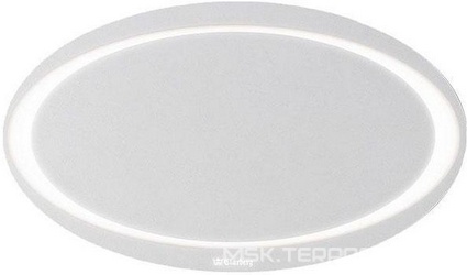 Зеркало овальное 960х40хh560мм, с подсветкой, (цв. белый), Papirus ZZ