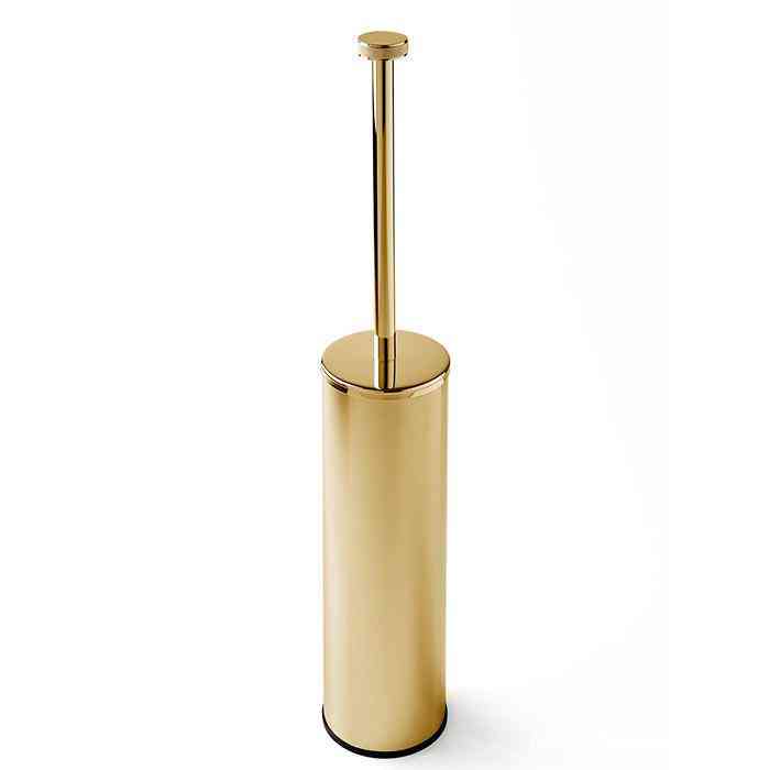 Ёрш для унитаза напольный (цв.Oro 24Kt Lucido), Metal Tonda ZZ