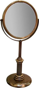 Зеркало косметическое на ножке настольное, h46хd23см (бронза),  ZZ Pomd'or Windsor 90.81.04.011