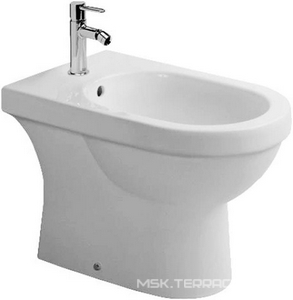 Биде напольное 57х36 см, 1 отв. для смесителя,  ZZ Duravit Happy D 0257100000